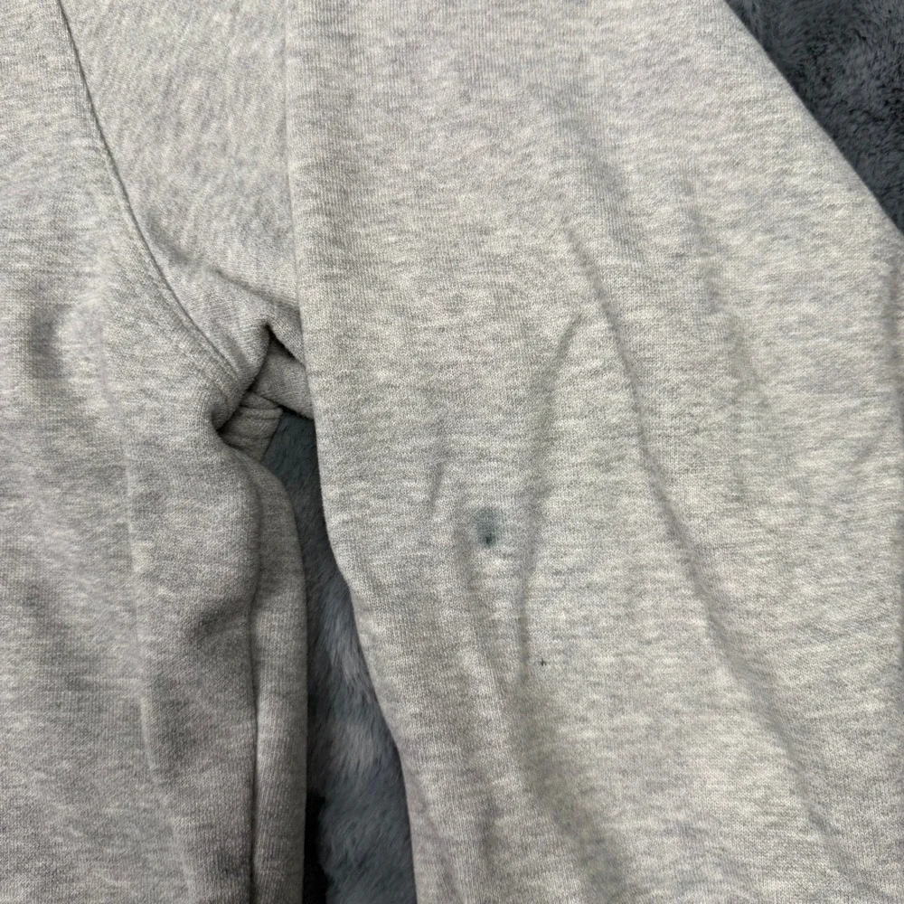 Callaway Golf Sport Mens Large Gray Brushed Fleece Quarter Zip Pullover Sweater